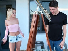 フェラチオ, 茶髪の, チン, 剃毛, ガリガリ, ストリッピング, ティーン, オッパイの