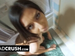 Mexican hotty pie step daughter Carolina Sweets wants stepdaddy's schlong deep inside of her - dadcrush