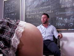 Kimmy Kimm is a cute girl who fucks in a classroom