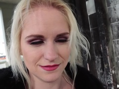 Enthousiasteling, Blond, Tsjechisch, Lul, Doordringend, Gezichtspunt, Kort haar, Tieten likken