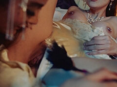 Sensual glamour lesbos mind-blowing sex scene