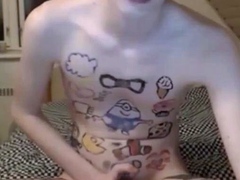 Enthousiasteling, Homo, Roodharige vrouw, Alleen, Webcamera