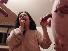 Любители, Большой член, Минет, Глубокая глотка