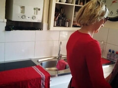 Mooi, Stel, Hondjeshouding, Gezin, Rijpe lesbienne, Natuurlijke tieten, Orgasme, Zoon