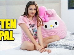 18, ベッドルーム, デカチン, 娘, バック, 手コキする, 清楚, パンティ
