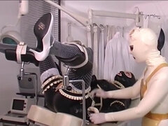 緊縛, ゴム, レズビアン, おもちゃ