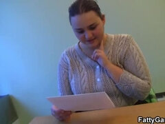 Curvy BBW Massages and Seduces Young Man