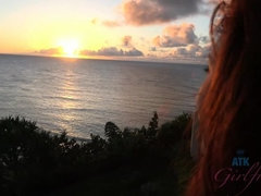 Amateur, Beach, Brunette, Dress, Girlfriend, Pussy, Smoking, Tits