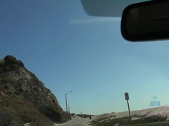 Bikini, Sucer une bite, Papa, Exhib, Piercing, Pov, Public, Nénés