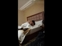 Good-looking Japanese slut attending in beautiful foot fetish performance