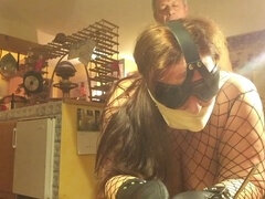 緊縛, デカパイ, ボンデージ, 自家製, 陵辱, 熟年, 奴隷, 妻