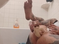 Gordita, Gorda, Masturbación, Coño, Afeitado, Fumando, Madrastra, Juguetes