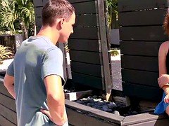 Tetas grandes, Linda, Pelirrojo, Adolescente, Tetas