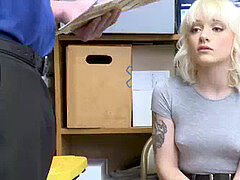 Amateur, Éjaculation interne, Masturbation, Bureau, Adolescente