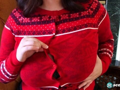 Grosse titten, Braunhaarige, Vollbusig, Hd, Masturbation, Natürlich, Solo, Titten