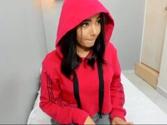 Chica, Morena, Universidad, Sexo soft, Solo, Adolescente, Camara web