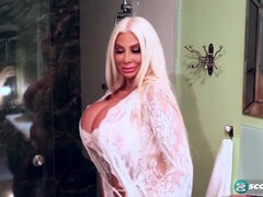 Большие сиськи, Блондинки, Классика, Женщины, Каблуки, Огромные размеры, Мастурбация, Соло