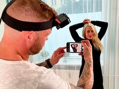 デカパイ, フェラチオ, バック, ハードコア, 自然山雀, ハメ撮り, ガリガリ, タトゥー