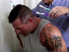 Gebondenheid, Voeten, Kokhalzen, Homo, Sokken, Tatoeage, Vastgebonden