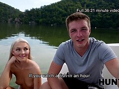 Lovita Fate gets pounded hard in a boat with benefits by a lucky dude