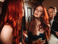 Arsch, Grosser arsch, Blasen, Hundestellung, Handjob, Rotschopf, Rasiert, Jungendliche (18+)