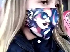 Любители, Автобус, Мастурбация, На публике, Сквиртинг