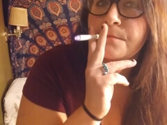 Culo, Mamada, Morena, Hembra, Hd, Orgasmo, Fumando, Solo