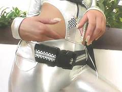Tussi, Grosser schwanz, Grosse titten, Braunhaarige, Handjob, Hardcore, Jungendliche (18+), Titten