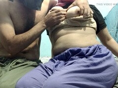 叔母, デカ尻, 自家製, インド人, 自然山雀, 乳首