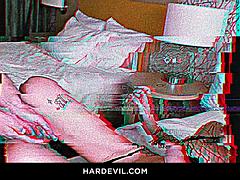 Brenna Mc Kenna, Mark Wood, Francesca Le Slam Out Hardcore Threesome Pounding with Blowjobs and Big