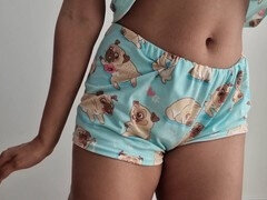 Linda, Ébano, Pajear, Masturbación, Orgasmo, Pov, Coño, Adolescente