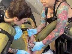 Cock sounding, female dominance, czech