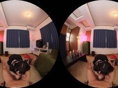 POV VR hardcore with cumshot with Japanese maid in uniform