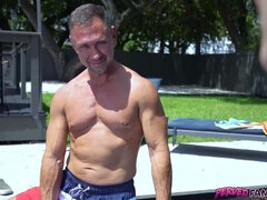 Damn, I didn't know my stepdad was packing like this