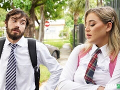 Leie, Grosse titten, Blasen, Natürlichen titten, Schulmädchen, Dürr, Lehrer, Jungendliche (18+)