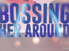 美女, フェラチオ, 茶髪の, イく瞬間, イマラチオ, オフィス