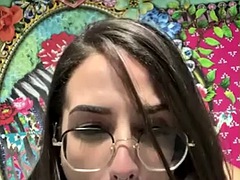Morena, Consolador, Sexo duro, Lencería, Coño, Solo, Español, Tetas