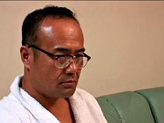 Asiático, Mamada, Pareja, Japonés, Besar, Chupando