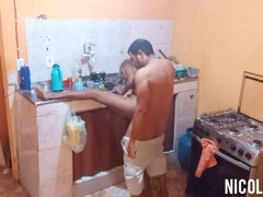 Kitchen, Maid, Skinny, Wife