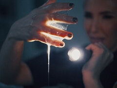 Grosse bite, Blonde, Sucer une bite, Éjaculer dans la bouche, Futanari, Hd, Police, Surprise