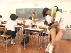 Collège université, Éjaculation interne, Tir de sperme, Femelle, Pénétrer avec le poing, Groupe, Japonaise, Orgasme