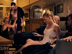 Anal, Culo, Tetas grandes, Mamada, Morena, Doble penetracion, Grupo, Sexo duro