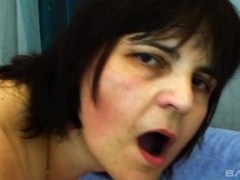 Brunette, Cumshot, Facial, Hardcore, Lingerie, Mature, Tits
