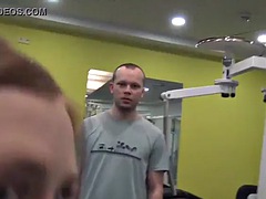 HUNT4K. After hard training in the gym, the girl is ready for sex for money