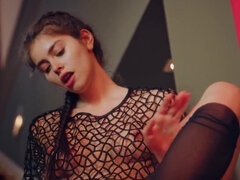 18 jaar, Zwart, Bruinharig, Hd, Ondergoed, Panty, Alleen, Tiener