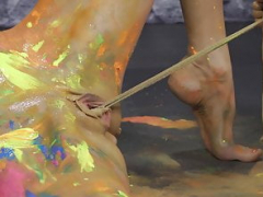 Foot Painting  - Queensnake.com - Queensect.com
