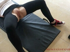 素人, ジム, 自家製, オーガズム, オマンコ, スパンデックス, スポーツ, おもちゃ