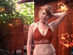 デカパイ, Hd, 淫乱熟女, 天然, 赤毛, 一人, ティーン, オッパイの