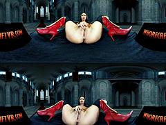 3d, デカチン, フェラチオ, 茶髪の, イく瞬間, 現実, オッパイの