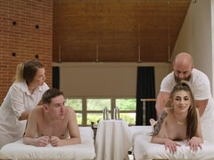 18, アナル, デカチン, フェラチオ, 茶髪の, 浮気者, オマンコ, ティーン